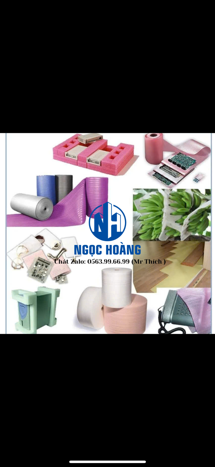 tấm xốp khí cuộn hàng