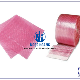 XỐP HƠI MÀU HỒNG CHỐNG TĨNH ĐIỆN